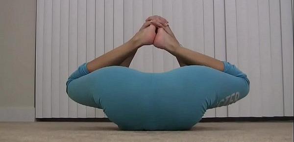  Do you want to watch while I do my yoga JOI